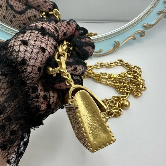 Anthropologie Mini Double Chain Charm Belt/Bag display picture 1